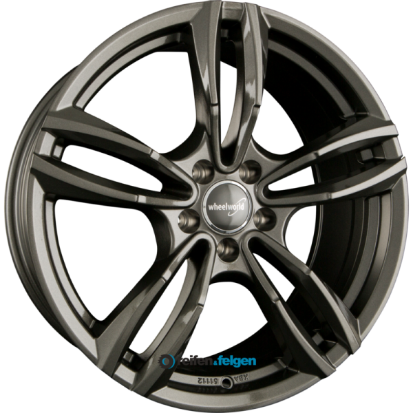 WHEELWORLD WH29 8.5x19 ET25 5x112 NB66.6 Dark Gunmetal Glänzend (DGM plus)