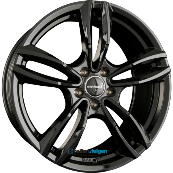 WHEELWORLD WH29 7.5x17 ET43 5x120 NB72.6 Schwarz Glanz Lackiert (SW plus)