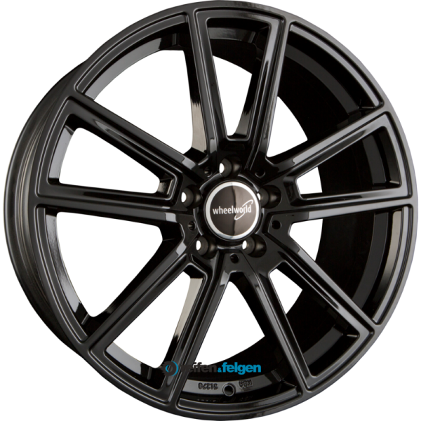 WHEELWORLD WH30 7.5x17 ET35 5x112 NB66.6 Schwarz Glanz Lackiert (SW plus)