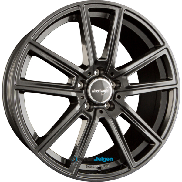 WHEELWORLD WH30 7.5x17 ET40 5x112 NB66.6 Dark Gunmetal Glänzend (DGM plus)