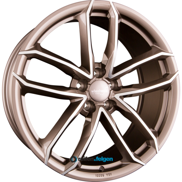 WHEELWORLD WH33 8x18 ET35 5x112 NB66.6 Platin Grau Hochglanzpoliert (PGP plus)