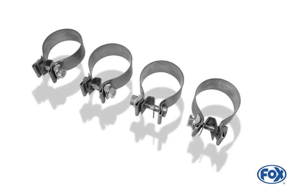 Fox Auspuff Sportauspuff Endschalldämpfer für Fiat 500 Abarth 1.4l 99kW