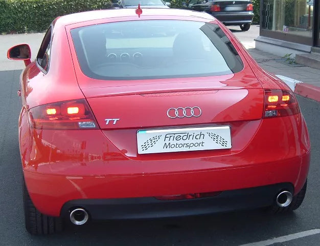Friedrich Motorsport 70mm Duplex Sportauspuff für Audi TT 8J Quattro 3.2l V6
