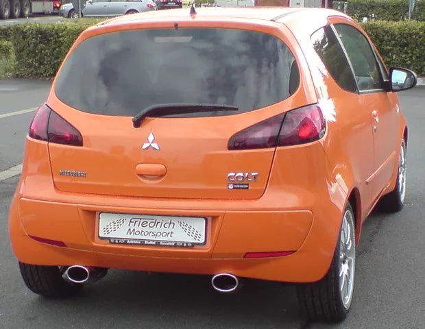 Friedrich Motorsport Duplex Sportauspuff für Mitsubishi Colt Z30 / CZ3 1.3l 70kW