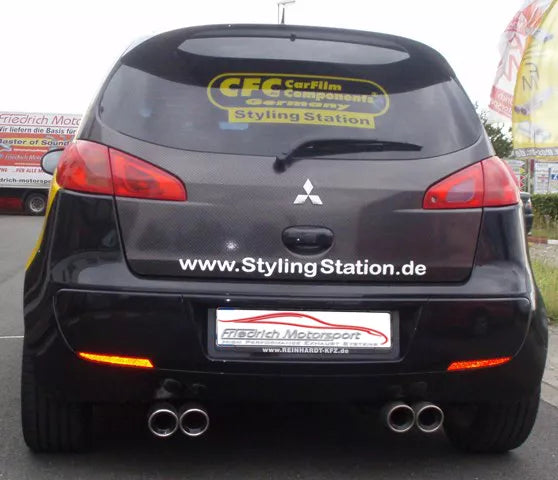 Friedrich Motorsport Duplex Sportauspuff für Mitsubishi Colt Z30 / CZ3 1.3l 70kW