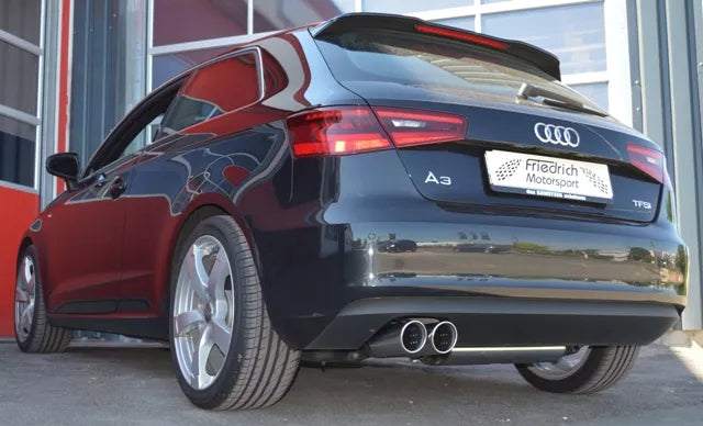 Friedrich Motorsport Gruppe A Auspuff Sportauspuff Anlage für Audi A3 8V 3-Türer