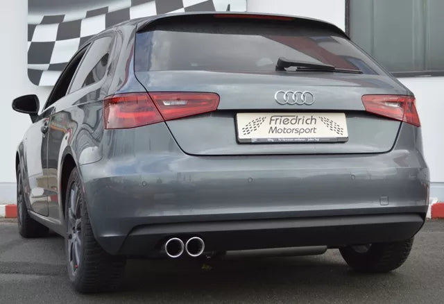 Friedrich Motorsport Sportauspuff Sportendschalldämpfer für Audi A3 8V ab 12