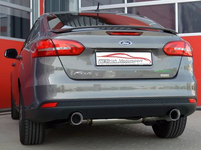 Friedrich Motorsport Duplex Auspuff Sportauspuff für Ford Focus 3 Stufenheck 1.5