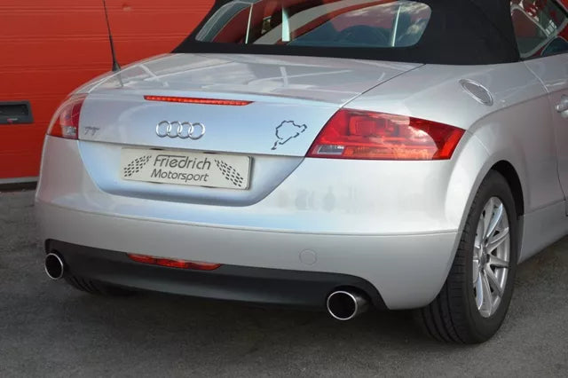 Friedrich Motorsport 76mm Duplex Auspuff Sportauspuff Auspuff für Audi TT 8J