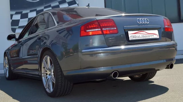 Friedrich Motorsport Duplex Auspuff Sportauspuff für Audi A8 D3 4E/ ab 10/2002