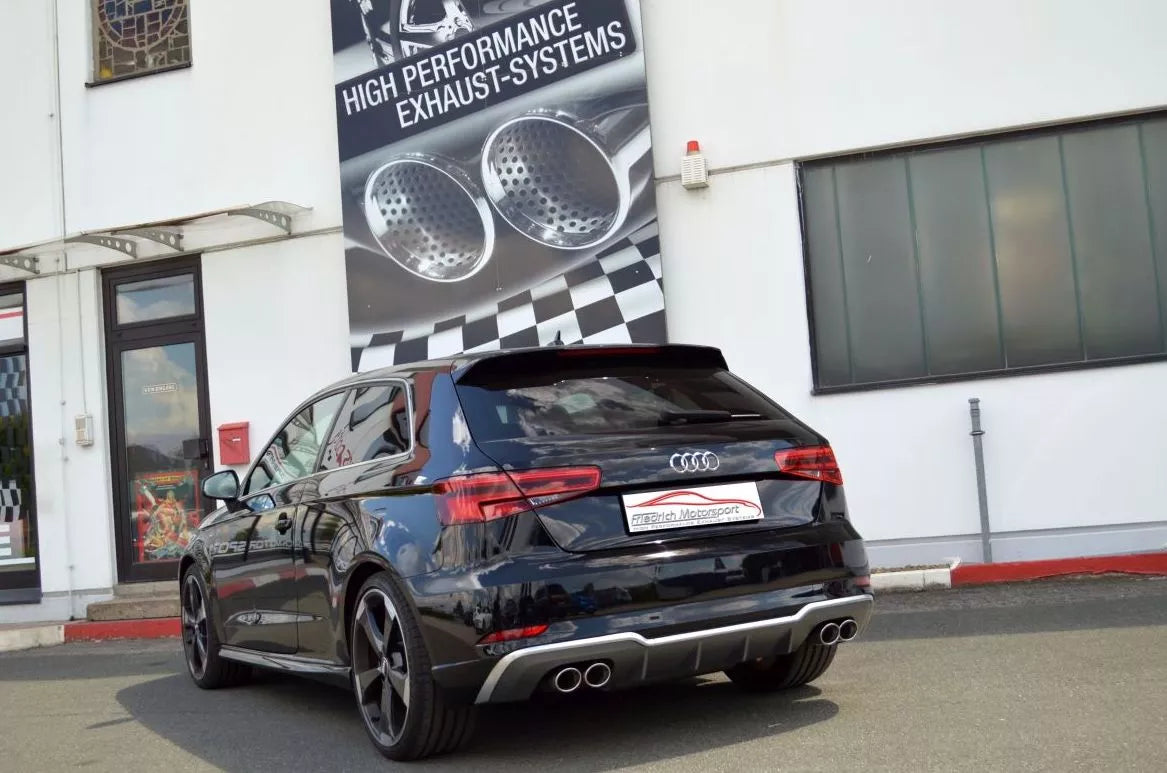 Friedrich Motorsport Gruppe A Duplex Sportauspuff Anlage für Audi A3 8V 3-Türer
