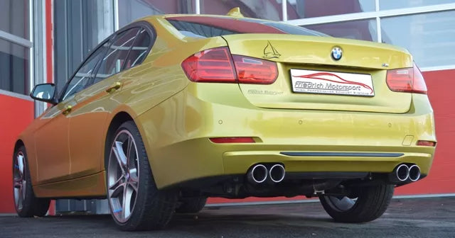 Friedrich Motorsport 76mm Duplex Sportauspuff Endschalldämpfer für BMW 3er 325d