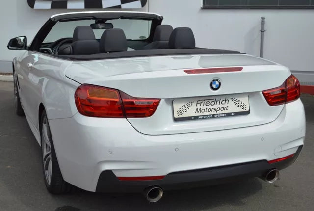 Friedrich Motorsport 76mm Duplex Sportauspuff Endschalldämpfer für BMW 3er 325d