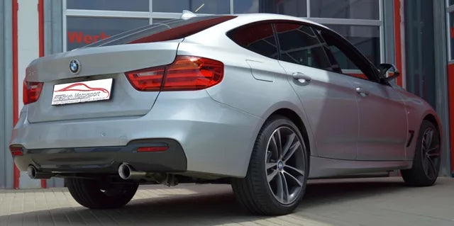 Friedrich Motorsport 76mm Duplex Sportauspuff Endschalldämpfer für BMW 3er GT