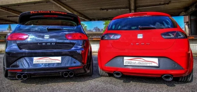 Friedrich Motorsport 76mm Duplex Auspuff Sportauspuff Anlage für Seat Leon 1P