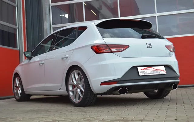 Friedrich Motorsport 76mm Duplex Auspuff Sportauspuff Auspuff für Seat Leon 5F