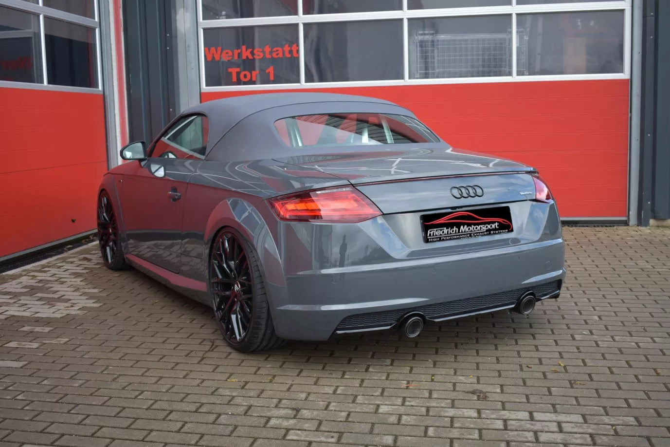 Friedrich Motorsport 76mm Duplex-Sportauspuff für Audi TT 8S Quattro 45TFSI