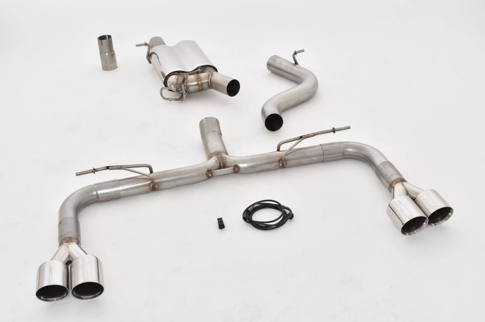 Friedrich Motorsport 76mm Duplex Sportauspuff mit Klappensteuerung für Audi S3