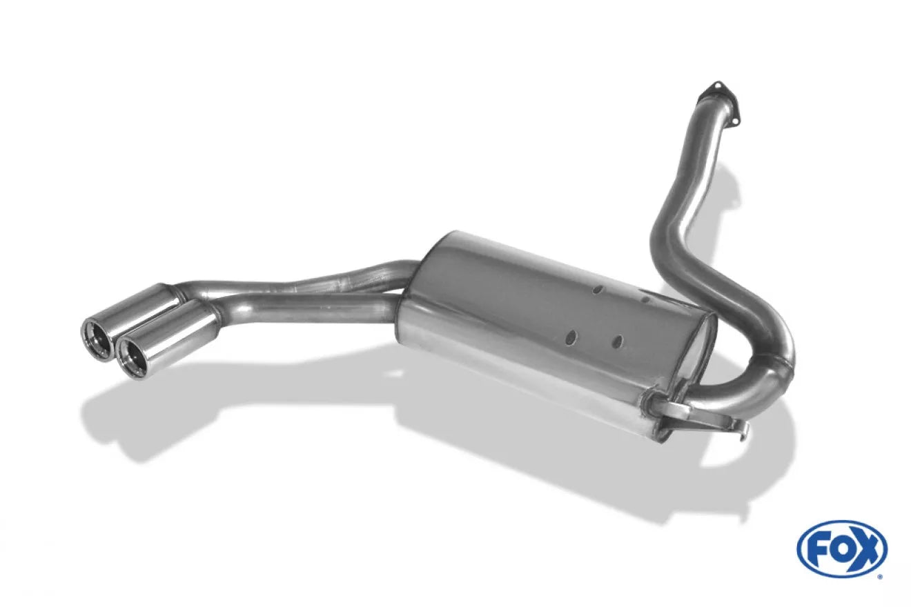 Fox Auspuff Sportauspuff Komplettanlage für Audi 80/90 quattro 81 Facelift 1.8l