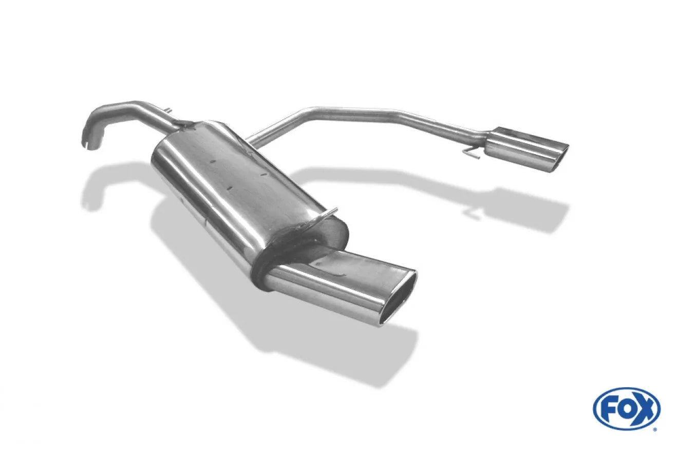 Fox Duplex Auspuff Sportauspuff Komplettanlage für VW Golf IV 1.6l 74/75/77/81kW