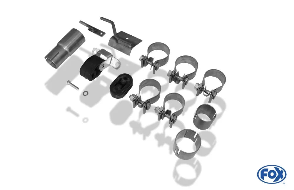 Fox Duplex Auspuff Sportauspuff Komplettanlage für VW Golf IV 1.4l 55kW