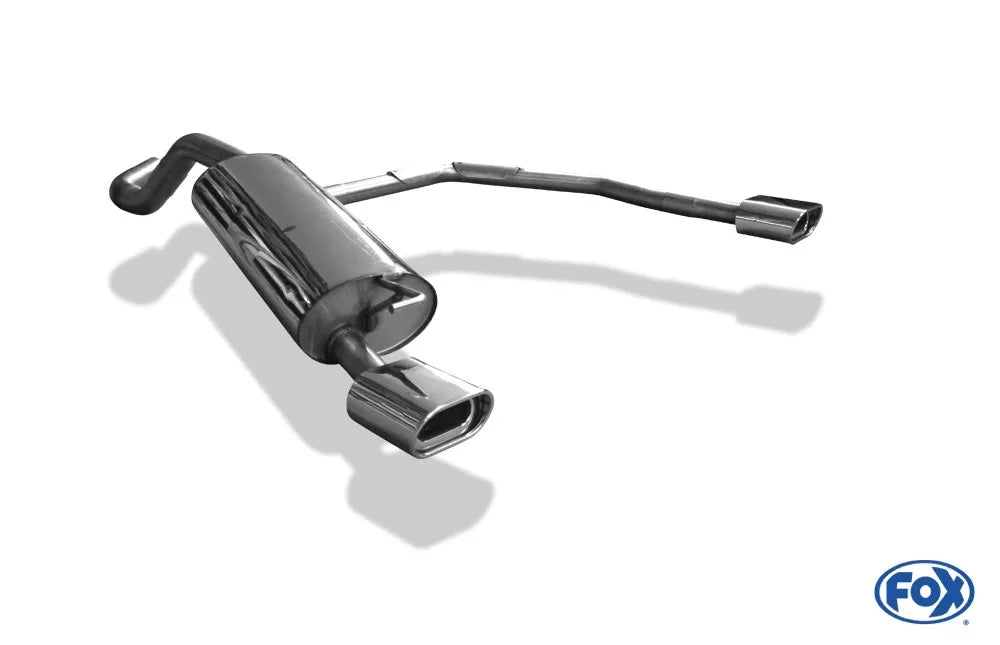 Fox Duplex Auspuff Sportauspuff Komplettanlage für VW Golf IV 2,0l 85kW 2,3l