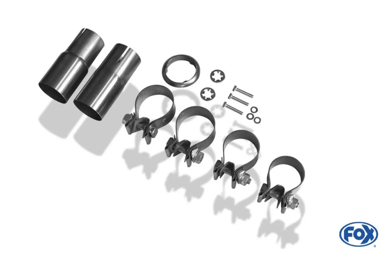 Fox Auspuff Sportauspuff Endschalldämpfer für VW Golf VI 1.2 1.4 1.6 TDI 2.0