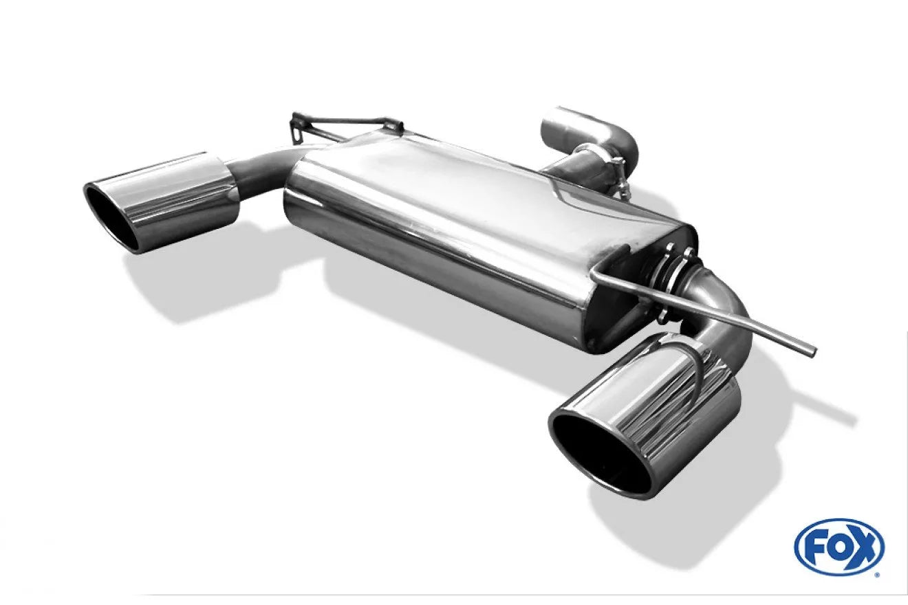 Fox Duplex Auspuff Sportauspuff Komplettanlage für VW Golf V GTD 2.0 GTD 125kW