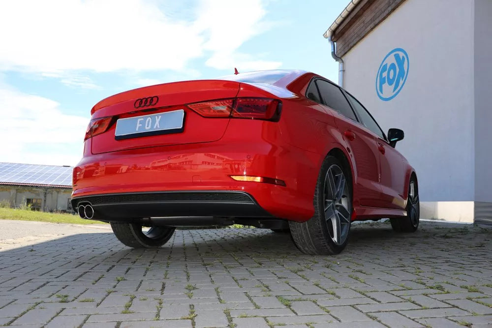 Fox Auspuff Sportauspuff Sportendschalldämpfer für Audi A3 8V Limo 1.8l 132kW