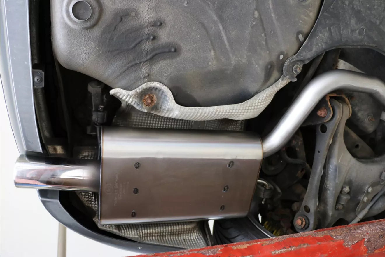 Fox Auspuff Sportauspuff Endschalldämpfer für Audi A4 Typ B6 1.6l 75kW 2.0l 96kW