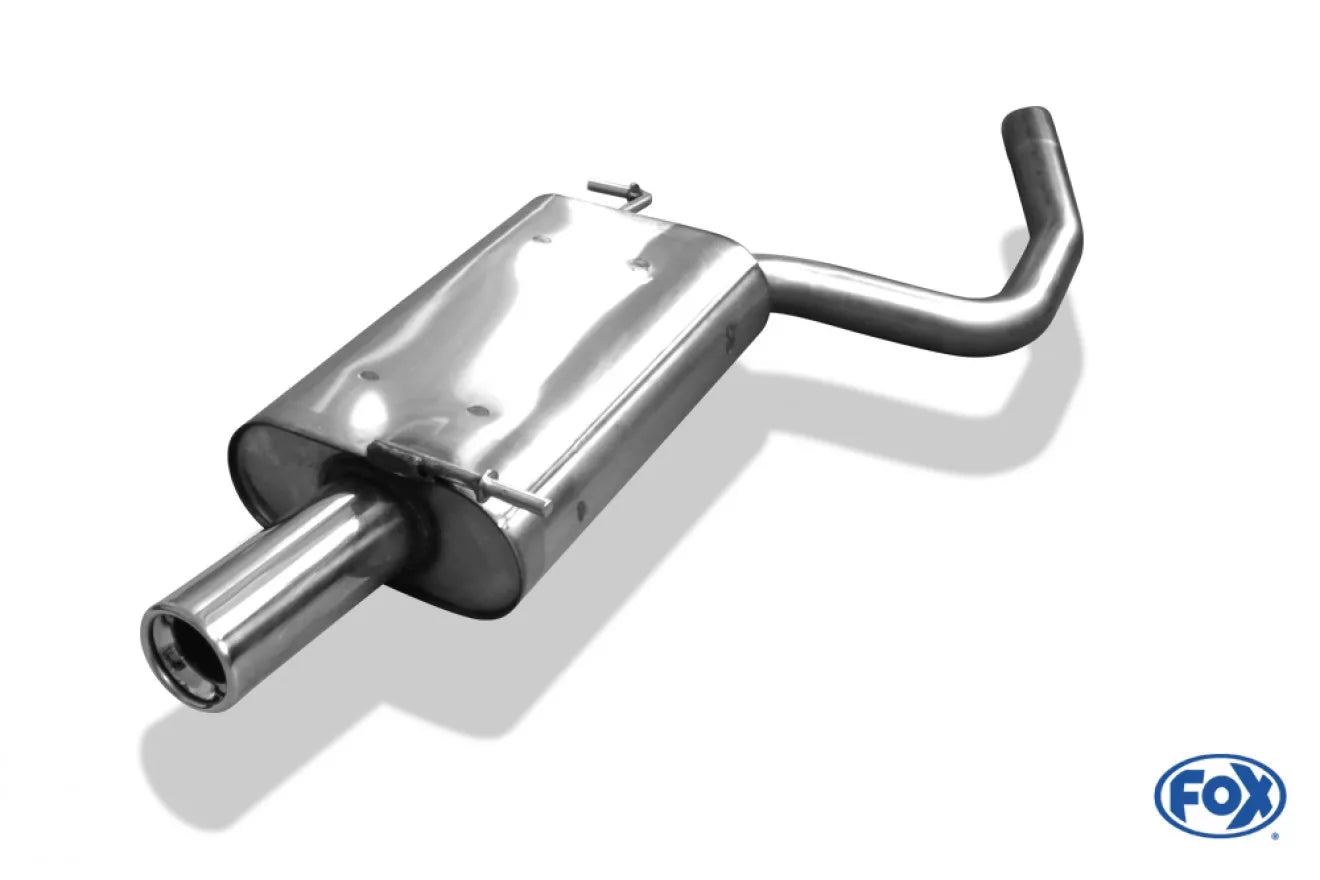 Fox Auspuff Sportauspuff Endschalldämpfer für Audi A4 Typ B6 1.6l 75kW 2.0l 96kW