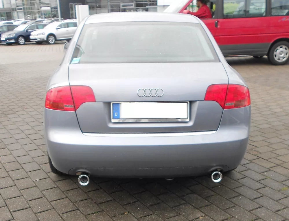 Fox Duplex Auspuff Sportauspuff für Audi A4 - B7 Limousine/ Avant 1.6 2.0