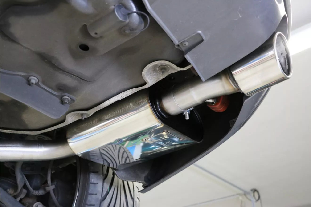 Fox Duplex Auspuff Sportauspuff Endschalldämpfer für Audi A6 Typ 4F quattro 1x90