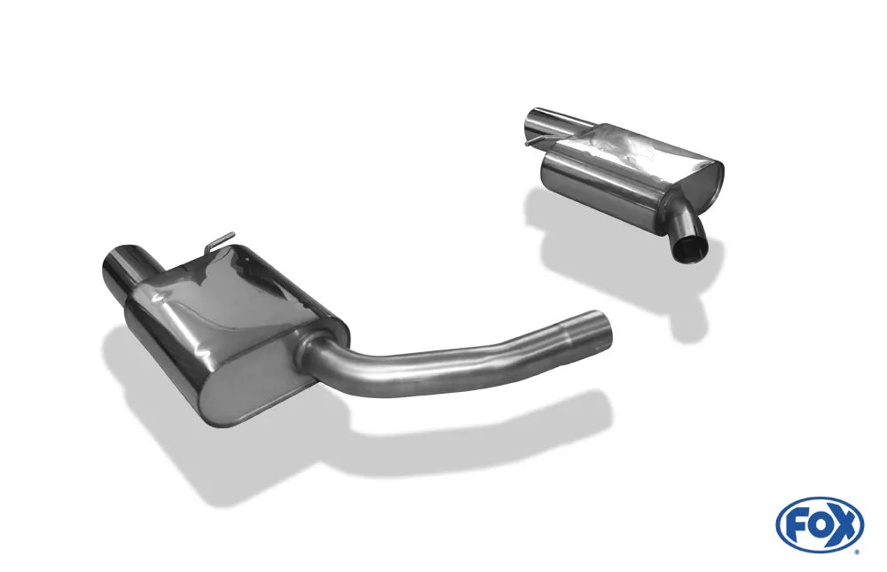Fox Duplex Auspuff Sportauspuff Endschalldämpfer für Audi A4/A5/S5 quattro B8