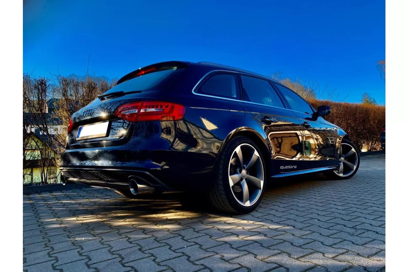 Fox Duplex Auspuff Sportauspuff Endschalldämpfer für Audi A4/A5 S5 quattro 8T