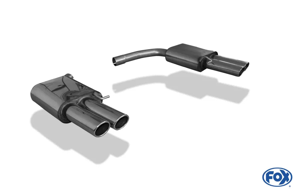Fox Duplex Auspuff Sportauspuff Sportendschalldämpfer für Audi A5/S5 Sportback