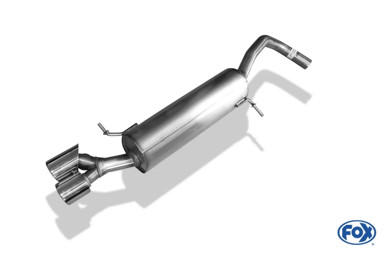 Fox Auspuff Sportauspuff Endschalldämpfer für Audi A1 Sportback 1,2 63kW 1,6l D