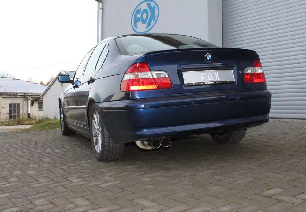 Fox Auspuff Sportauspuff Komplettanlage für BMW E46 320/323/325/328/330 Limo
