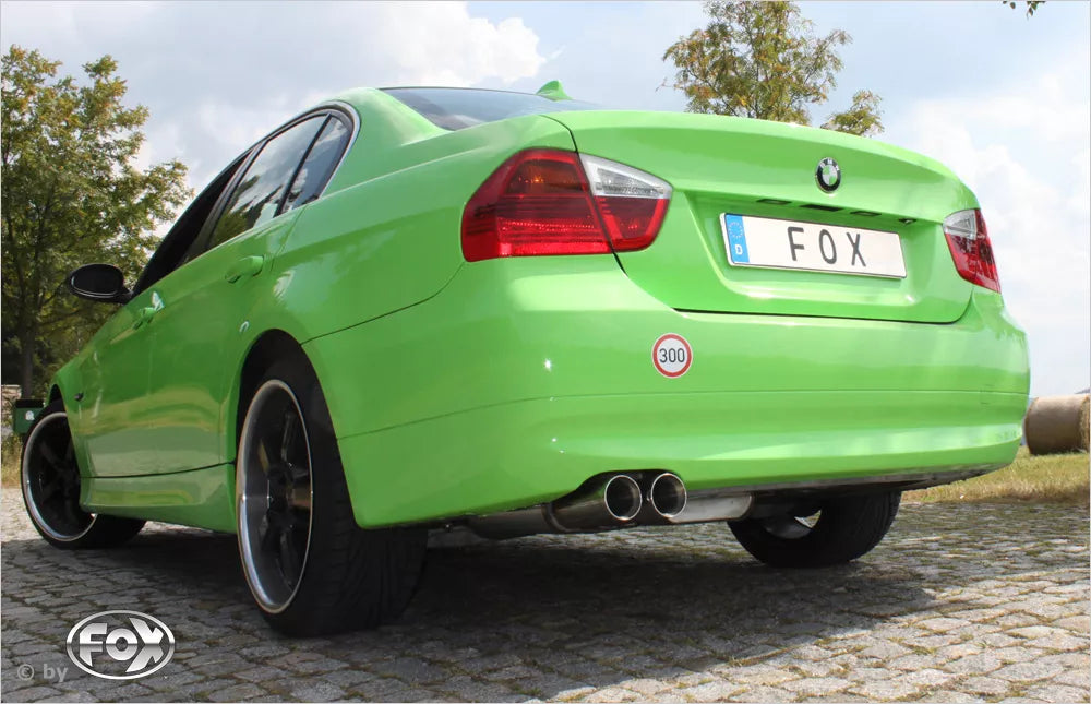 Fox Auspuff Sportauspuff Endschalldämpfer für BMW E90/91 - 325i 3.0l 200kW
