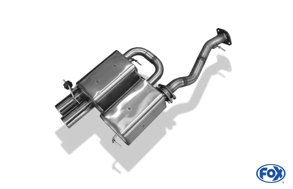 Fox Auspuff Sportauspuff Endschalldämpfer für BMW E90/91 - 325i 3.0l 200kW