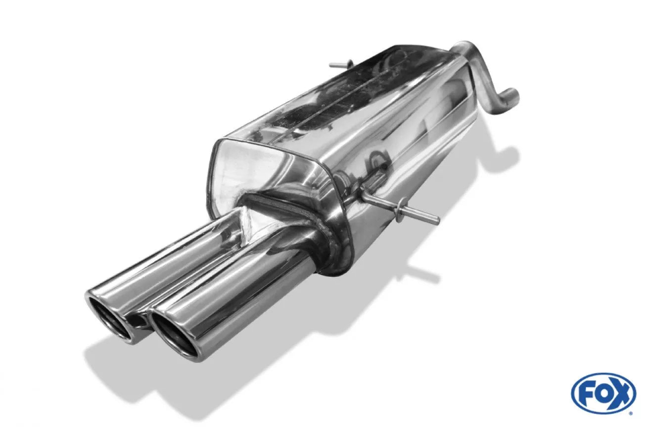Fox Auspuff Sportauspuff Endschalldämpfer für Ford Fiesta VII Fiesta VII Sport