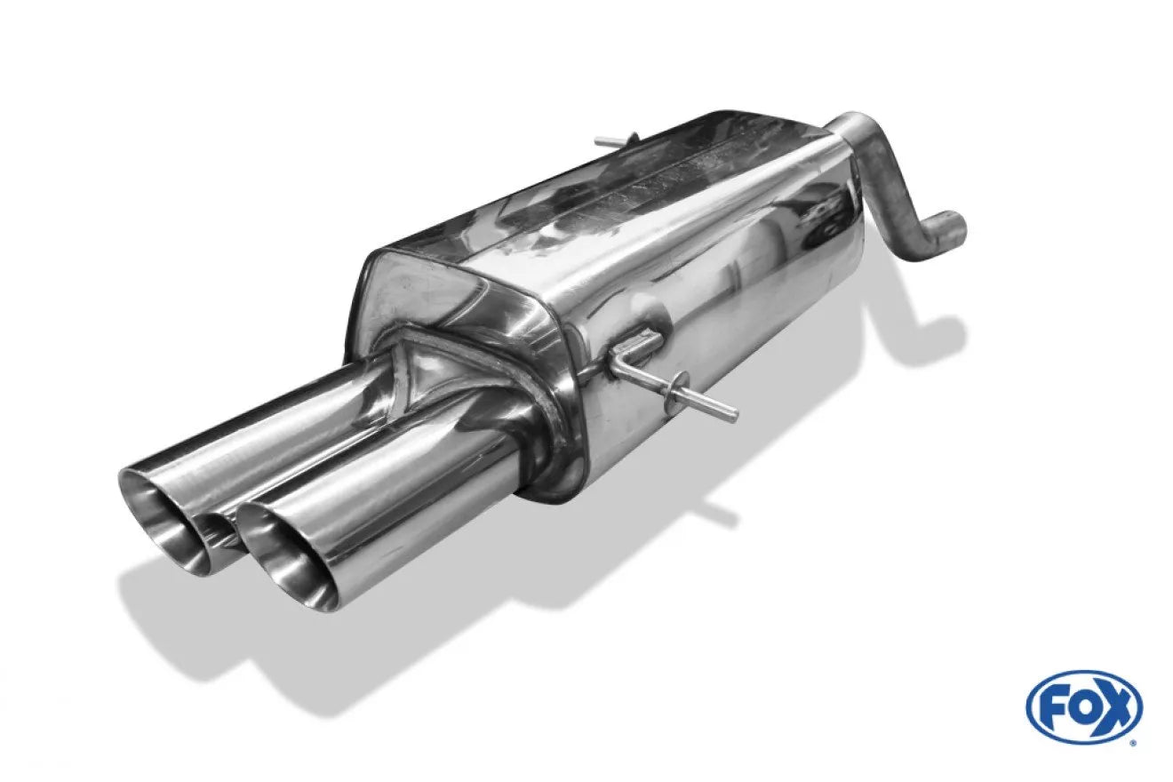 Fox Auspuff Sportauspuff Endschalldämpfer für Ford Fiesta VII Fiesta VII Sport