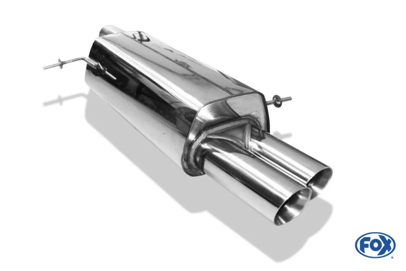 Fox Auspuff Sportauspuff Endschalldämpfer für Ford Fiesta VII Fiesta VII Sport