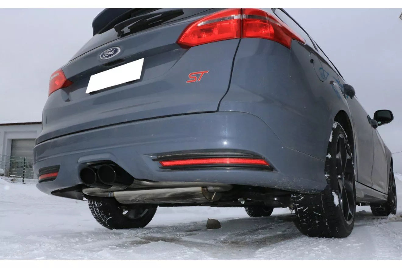 Fox Auspuff Sportauspuff Endschalldämpfer für Ford Focus III ST Turnier Diesel