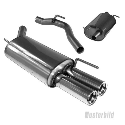 Fox Auspuff Sportauspuff Komplettanlage für Audi Urquattro 2.2l 10V Turbo 147kW