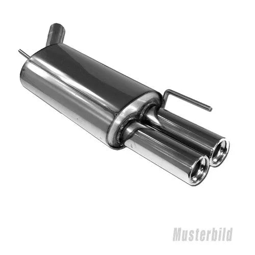 Fox Auspuff Sportauspuff Endschalldämpfer für VW Golf 2 19E GTI 1.8 16V 95/102kW