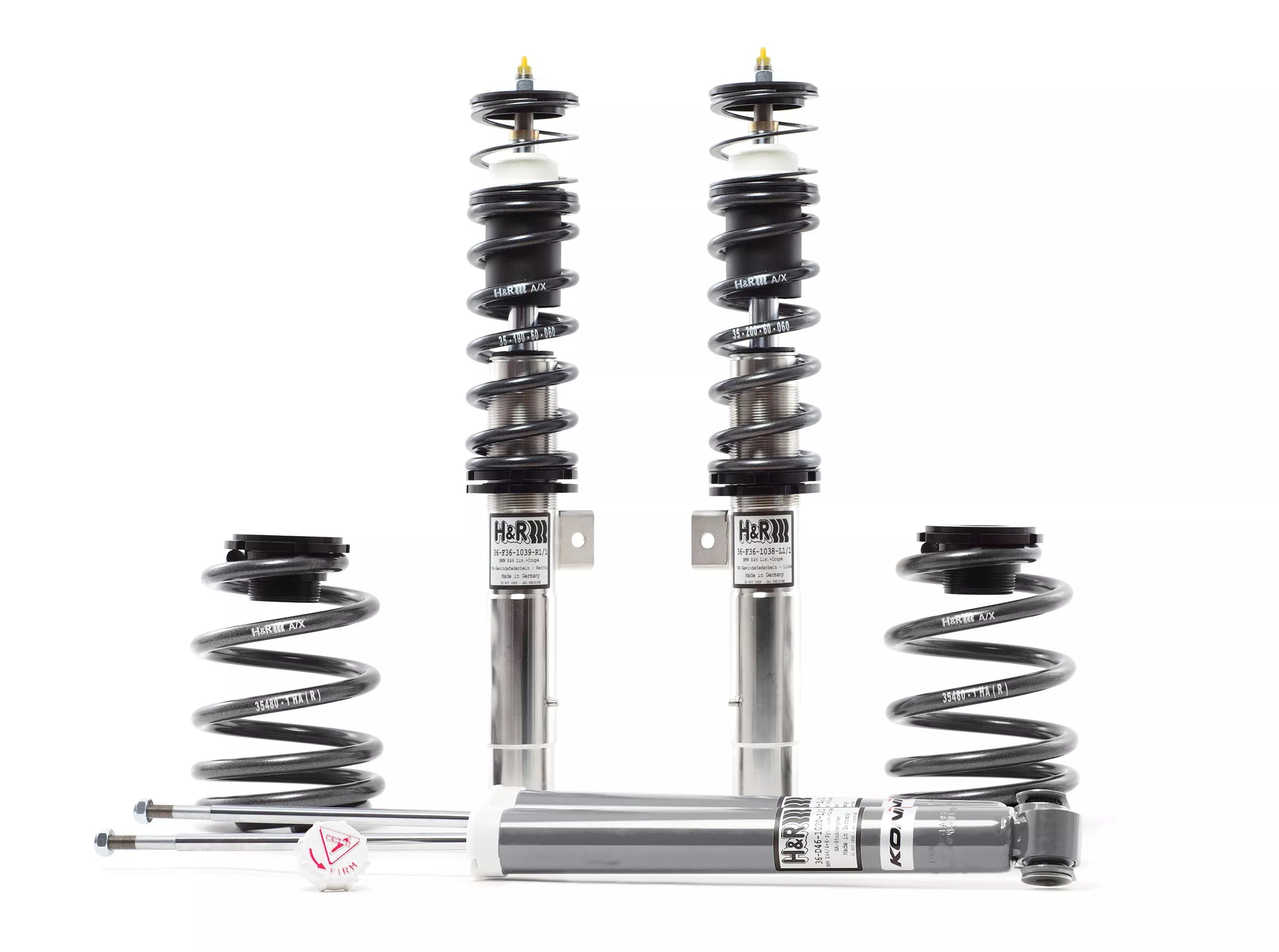 H&R Twin-Tube Gewindefahrwerk für Audi A3 Cabrio 8V -985 kg VA Skoda Octavia RS