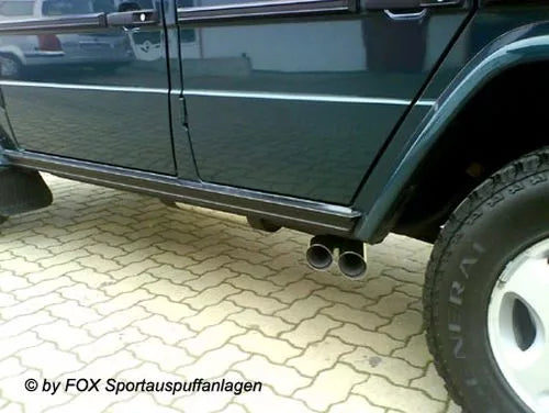 Fox Sportauspuff Komplettanlage für Mercedes G-Klasse/ Typ 3.2l 155/158kW 3.0 TD