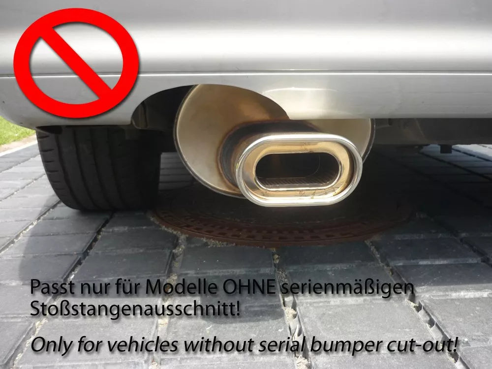 Fox Auspuff Sportauspuff Endschalldämpfer für Mercedes SL Typ R129 3.0l