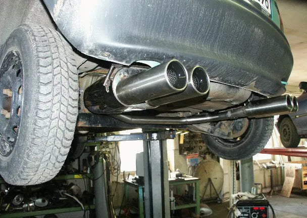 Fox Duplex Auspuff Sportauspuff Komplettanlage für Opel Corsa B 1.5l TD 37/49kW